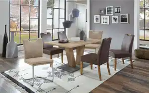 Niehoff - Essgruppe Top Chairs/Multi Dekor in Struktur Eiche