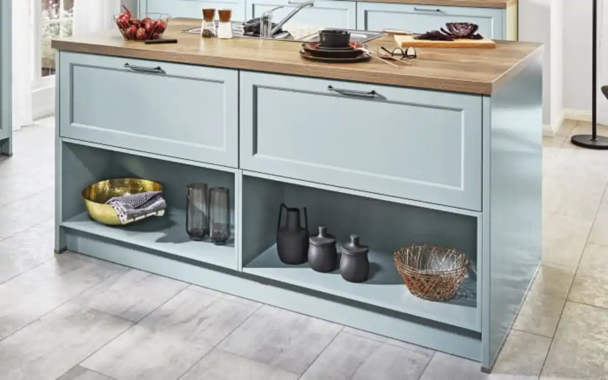 Bild 4 von Impressa - Einbauküche Bristol, Eukalyptus Esche Lack, inkl. Miele Elektrogeräte