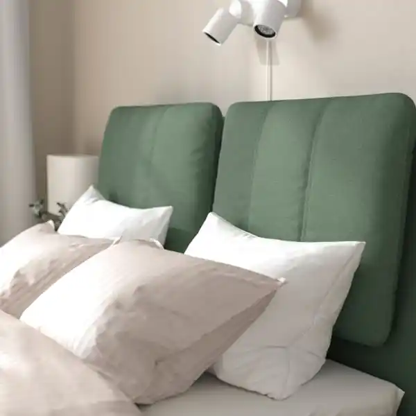 Bild 4 von LILLFJÄLLET Boxspringbett, Valevåg mittelfest/Nisseholm Tibbleby grün, 180x200 cm