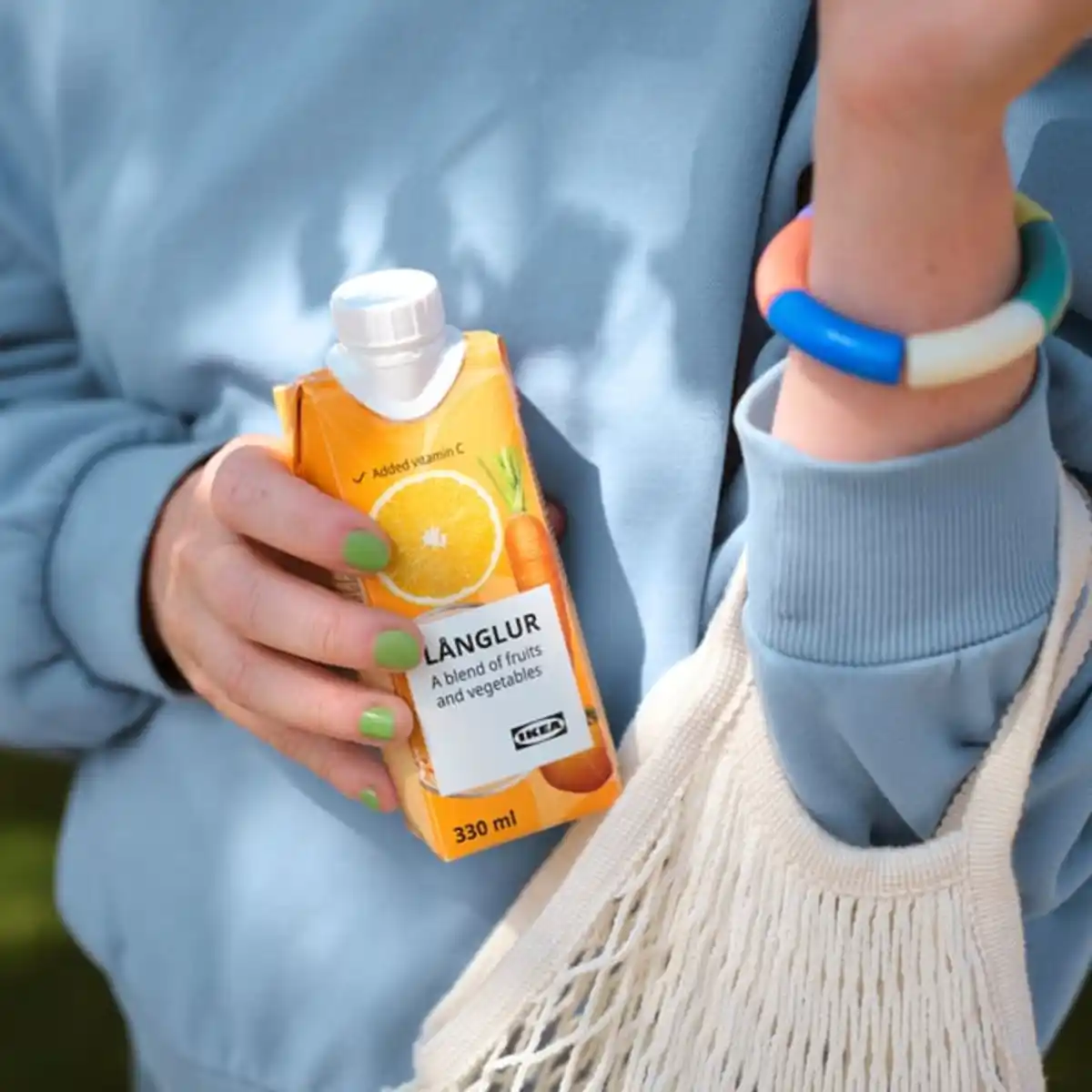 Bild 3 von LÅNGLUR Obst-/Gemüse-Smoothie, orange/zugesetztes Vitamin C, 330 ml