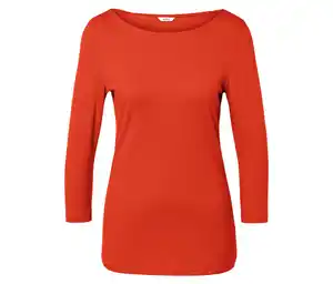 Shirt mit 3/4-Arm, orange