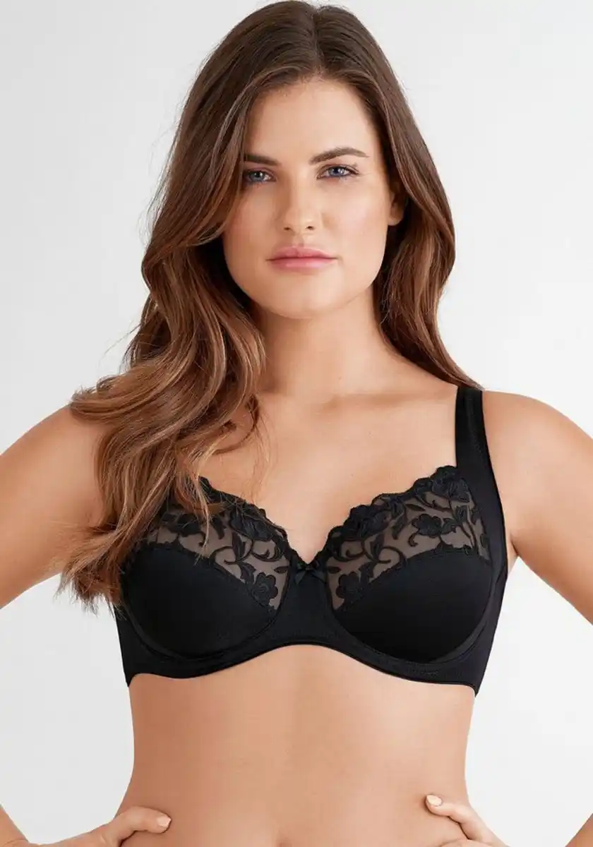 Bild 1 von Felina Bügel-BH Moments Blütenstickerei, Zierschleife, Komfort-Bügel
