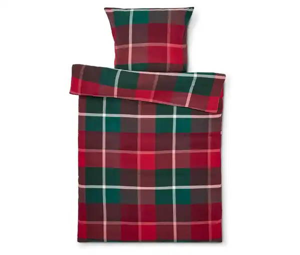 Bild 1 von Flanell-Bettwäsche, mehrfarbig kariert, Normalgröße