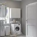 Bild 2 von ENHET Aufbewahrungskombi, weiß, 80x32x204 cm