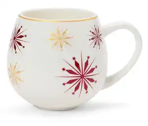 Jumbotasse mit Dekor