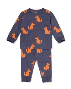 Babypyjama Hund anthrazit