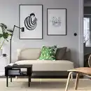 Bild 2 von LILLEHEM 2er-Sitzelement, Vissle/beige Holz