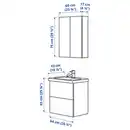 Bild 3 von ENHET Badezimmer, Eichenachbildung, 64x43x65 cm