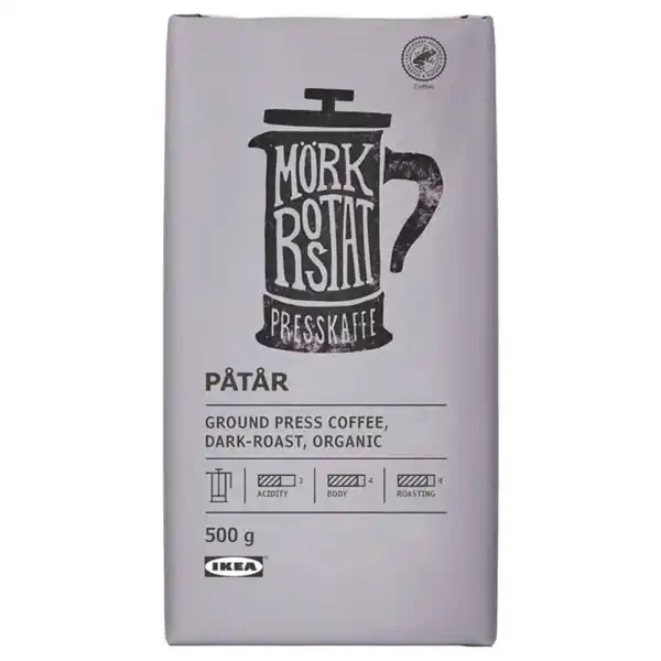 Bild 1 von PÅTÅR Kaffee f Kaffeezubereiter, gemahlen, dunkle Röstung biologisch/Rainforest Alliance Certified, 500 g