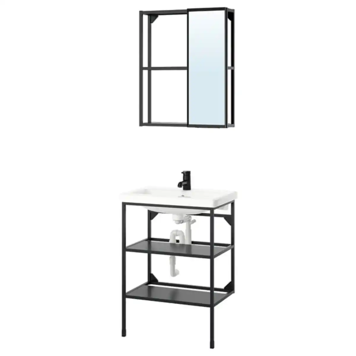 Bild 1 von ENHET Badezimmer, anthrazit, 64x43x87 cm