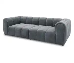 DOMO Bigsofa Sitzraster, breit, grau