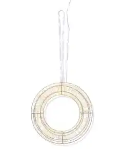 LED-Donut-Kranz, ⌀ 40 × 6 cm, für den Innen- und Außenbereich geeignet