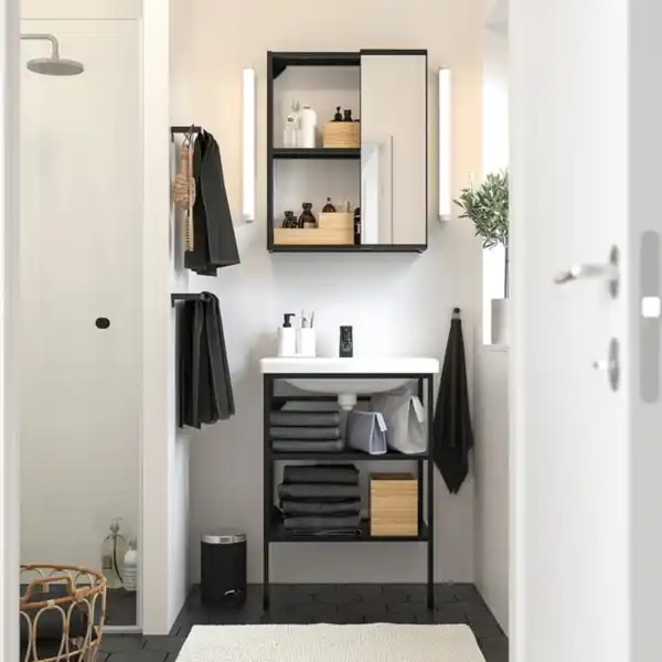 Bild 2 von ENHET Badezimmer, anthrazit, 64x43x87 cm