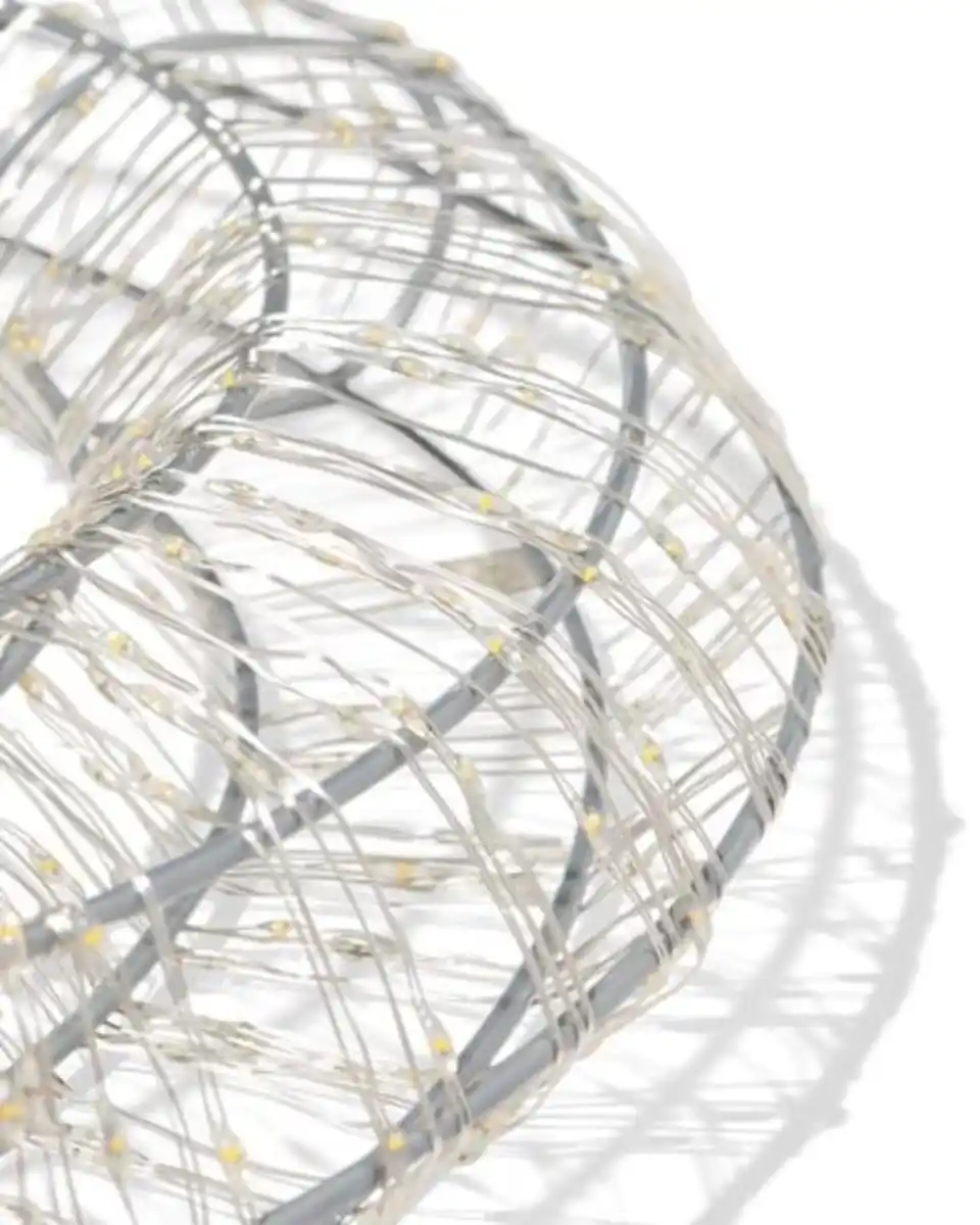 Bild 2 von LED-Donut-Kranz, ⌀ 40 × 6 cm, für den Innen- und Außenbereich geeignet