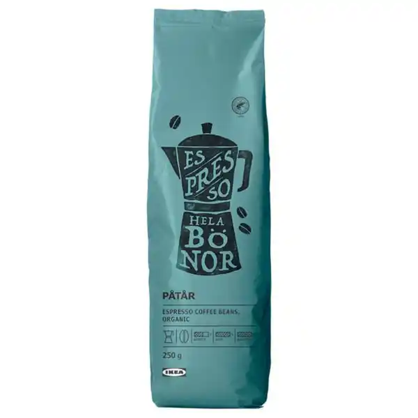 Bild 1 von PÅTÅR Espressobohnen, dunkle Röstung biologisch/Rainforest Alliance Certified, 250 g