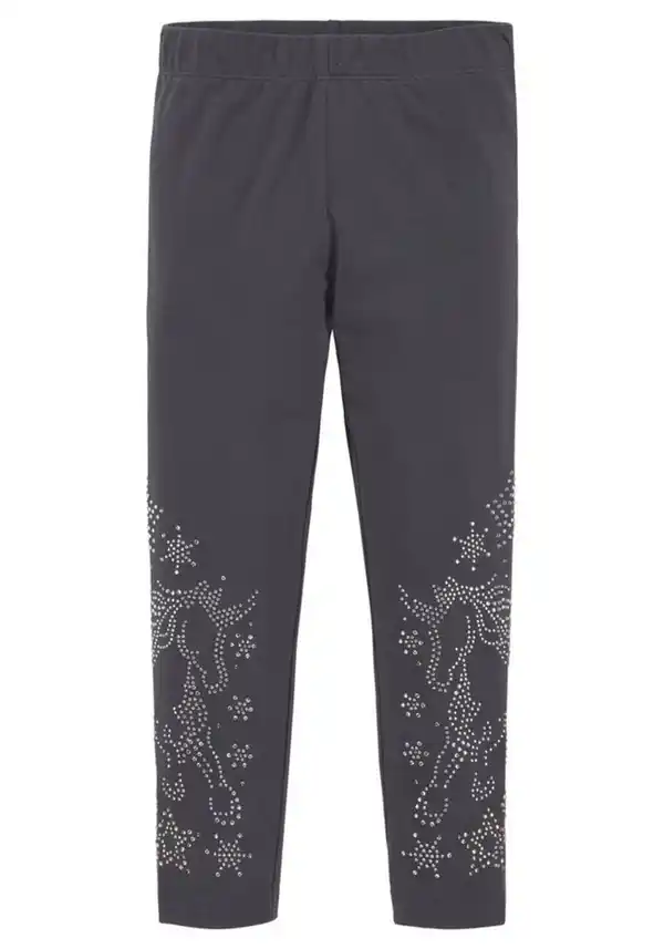 Bild 1 von KIDSWORLD Leggings, Strass besezGLITZER PFERD Mit Glitzer Pferd verziehrt
