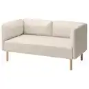 Bild 1 von LILLEHEM 2er-Sitzelement, Vissle/beige Holz