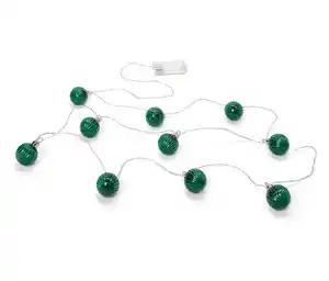 LED-Lichterkette, Kugeln mit Rillen