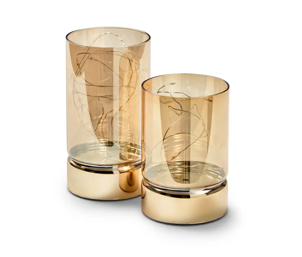 Bild 1 von 2 LED-Glas-Windlichter