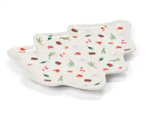 Teller in Tannenform