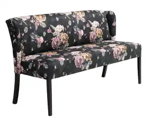 Polsterbank »Hendrick«, floral anthrazit