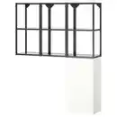 Bild 1 von ENHET Aufbewahrungskombi, anthrazit/weiß, 120x32x150 cm