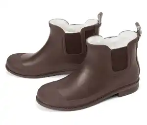 Kinder-Regen-Chelseaboots, gefüttert, braun