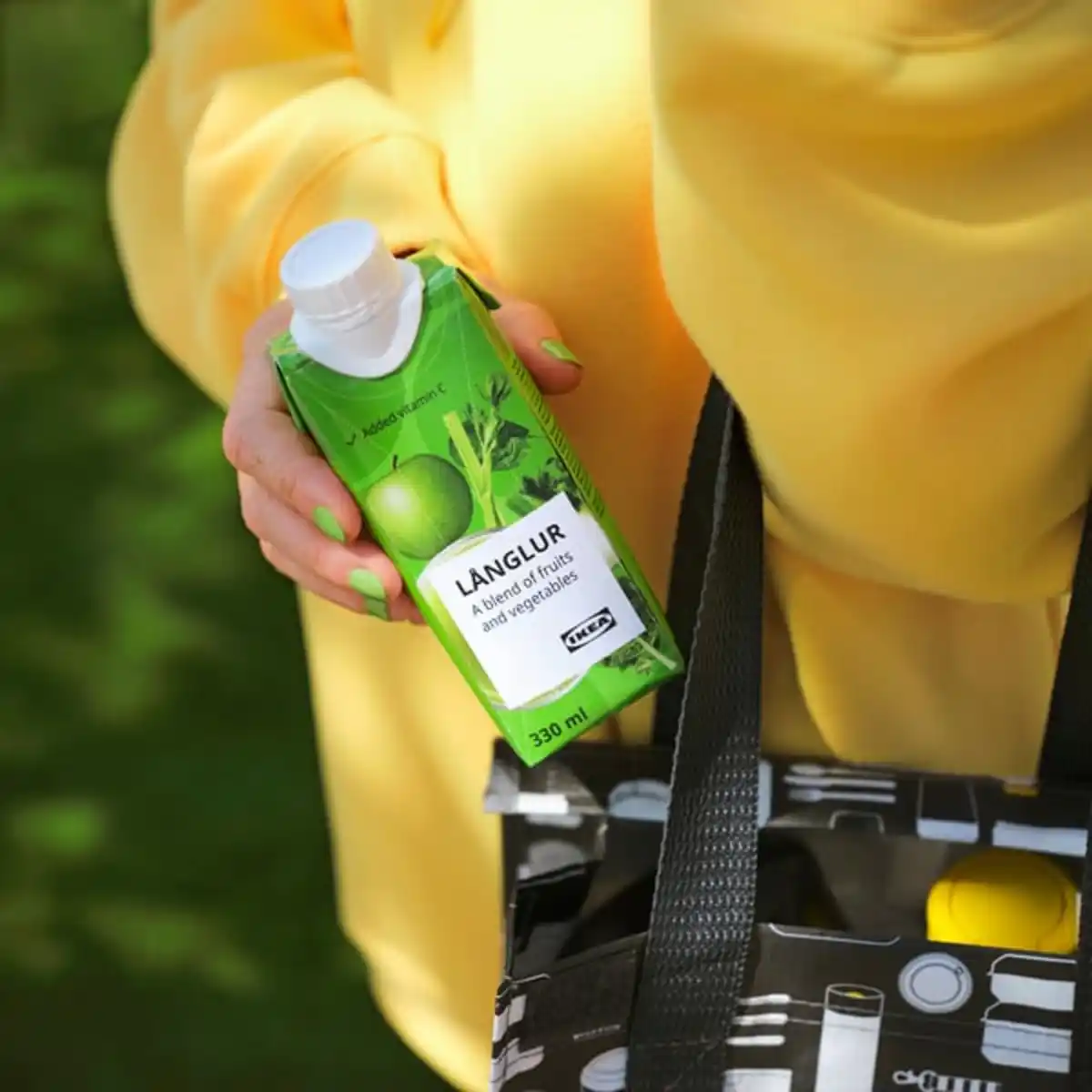 Bild 3 von LÅNGLUR Obst-/Gemüse-Smoothie, grün/zugesetztes Vitamin C, 330 ml
