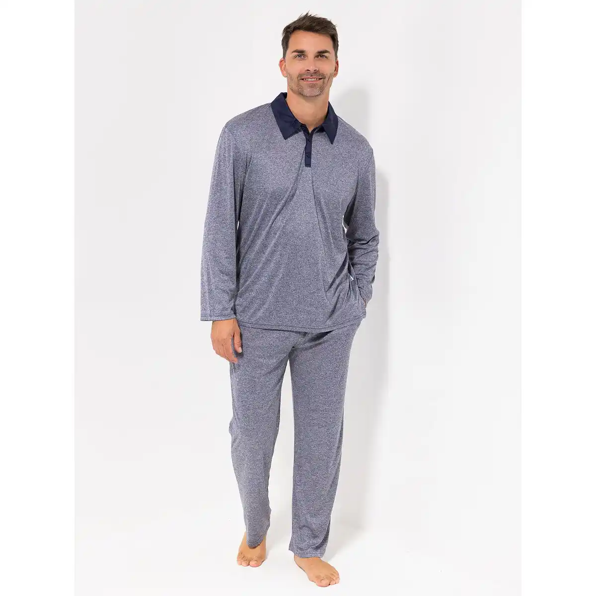 Bild 1 von MEN'S TOUCH Poloshirt Mikrofaser 1/1-Arm meliert