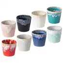Bild 1 von Costa Nova Kaffeetassenset Grespresso, Mehrfarbig, Keramik, 8-teilig, 210 ml, Handmade in Europe, Kaffee & Tee, Tassen, Kaffeetassen-Sets