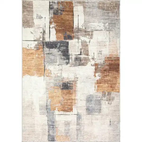 Bild 1 von Obsession Flachwebeteppich My Posh, Terracotta, Textil, Vintage, rechteckig, 230x330 cm, für Fußbodenheizung geeignet, Hausstauballergiker vegan, Teppiche & Böden, Teppiche, Webteppiche