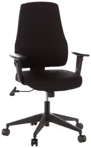 Drehstuhl Pro-Tec 100 Schwarz, Schwarz