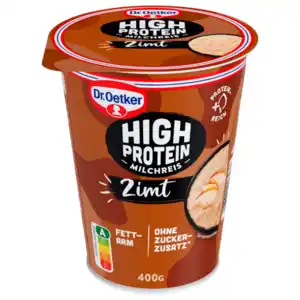 Dr. Oetker High Protein-Mahlzeit Milchreis Zimt 400g