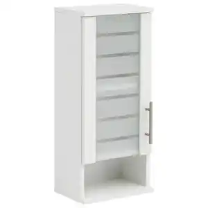 Mid.you Hängeschrank Niko, Weiß, Metall, 2 Fächer, 30.3x70.8x20.5 cm, Made in Germany, hängend, Badezimmer, Badezimmerschränke, Hängeschränke