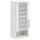 Bild 1 von Mid.you Hängeschrank Niko, Weiß, Metall, 2 Fächer, 30.3x70.8x20.5 cm, Made in Germany, hängend, Badezimmer, Badezimmerschränke, Hängeschränke