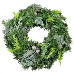 Naturkranz Mischgrün mit Nordmann Gr. M Ø28cm 1 Stück