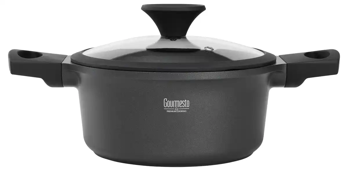 Bild 1 von Kochtopf Black Line in Schwarz Ø ca. 20cm, Schwarz