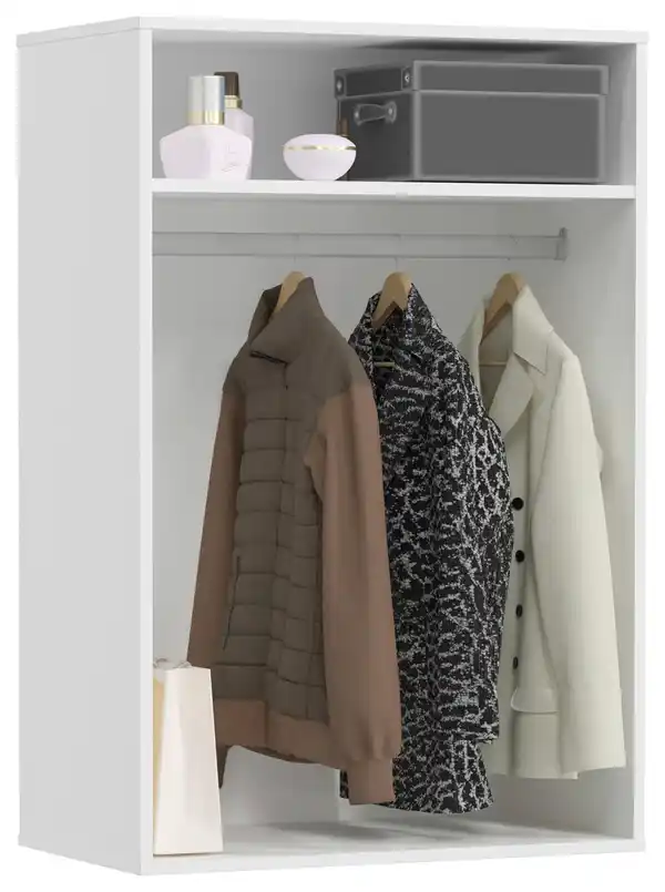 Bild 1 von Garderobenschrank in Weiß, Weiß