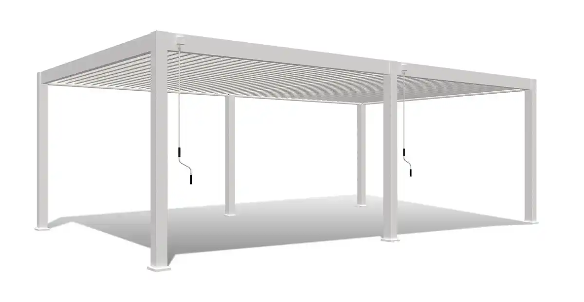 Bild 1 von Pergola Delux Plus ca. 800x200 cm Weiß