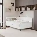 Bild 1 von P & B Boxbett, Creme, Textil, H3, Höhe ca. 18 cm, 90x200 cm, Bettkasten, Schlafzimmer, Betten, Boxspringbetten