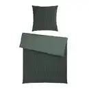 Bild 1 von Dieter Knoll Wendebettwäsche Stripes DK, Grün, Textil, Streifen, 135x200 cm, Oeko-Tex® Standard 100, Oeko-Tex® Made IN Green, pflegeleicht, atmungsaktiv, schadstoffgeprüft, Schlaftextilien, Bett