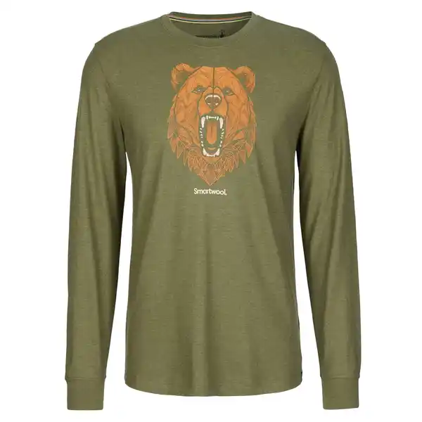 Bild 1 von GEOMETRIC BEAR LONG SLEEVE GRAPHIC TEE Herren - Langarmshirt