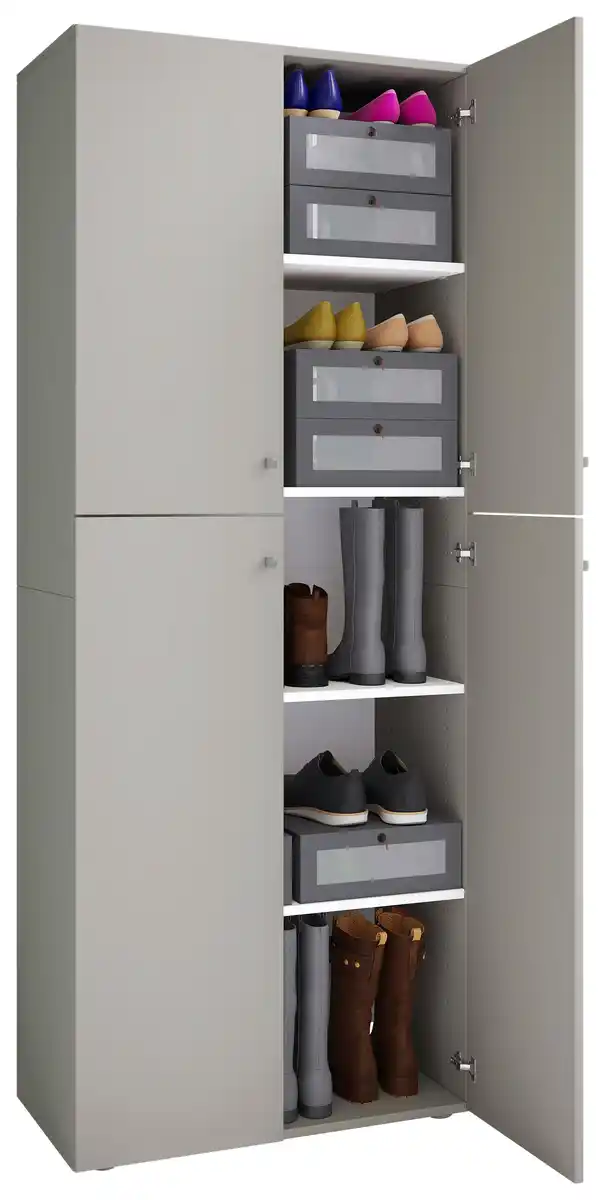 Bild 1 von Schuhschrank Lona ca.70x182x37cm Grau, Grau