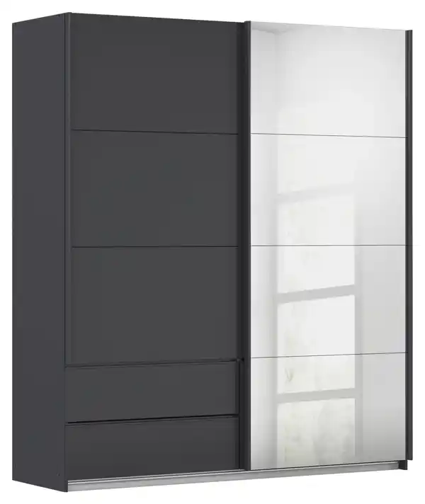 Bild 1 von Schwebetürenschrank Elara Grau, Grau