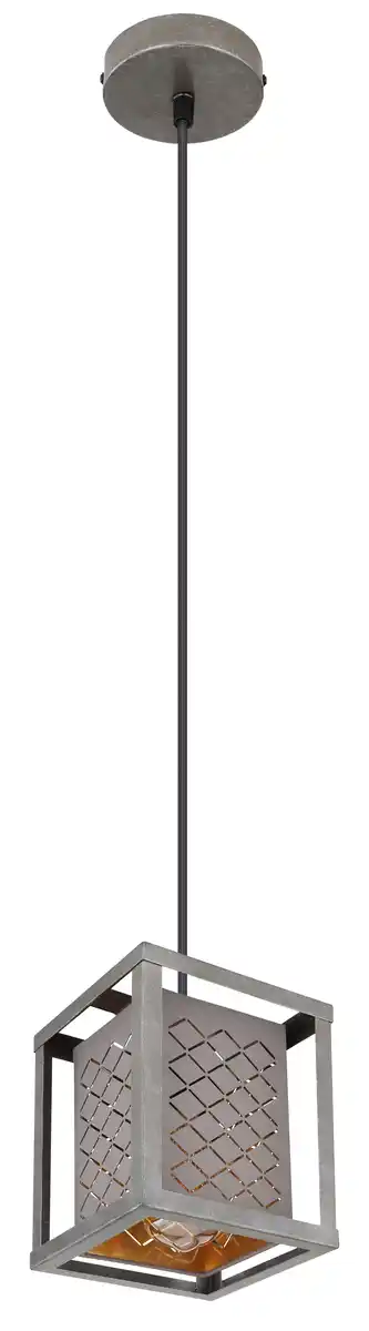 Bild 1 von Hängeleuchte Thomas in Multicolor max. 25 Watt, Grau, Schwarz, Silberfarben, Goldfarben