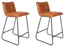 Bild 1 von Barhocker-Set Jeremy 2er-Set ca. 44x87 cm Cognac, Cognac