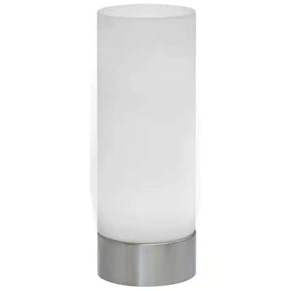 Bild 1 von Novel Led-Tischleuchte, Weiß, Nickel, Metall, Glas, Uni,Uni, länglich,länglich, F, 21.5 cm, 3 Helligkeitsstufen, Touch (on/off), Lampen & Leuchten, Innenbeleuchtung, Tischlampen, F