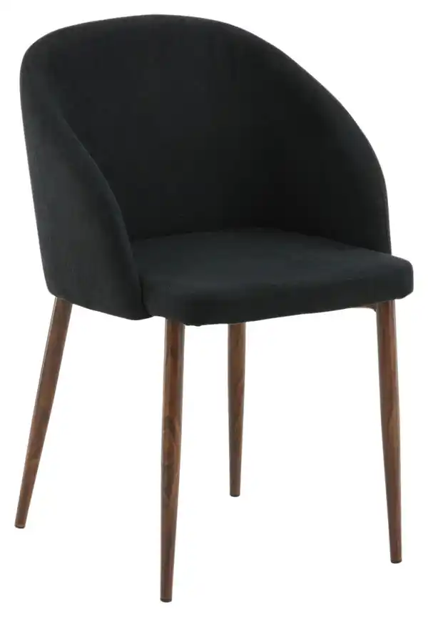 Bild 1 von STUHL-SET ARCH, Schwarz, Walnussfarben