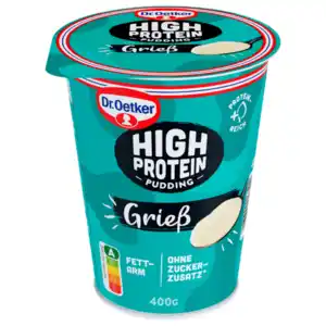 Dr. Oetker High Protein Pudding Grieß 400g