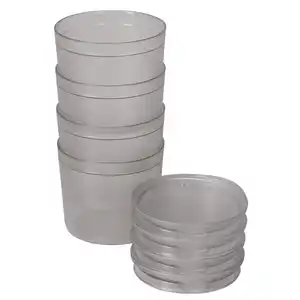 TUMBLER WITH SNAP LID SHORT 4-PACK - Becher